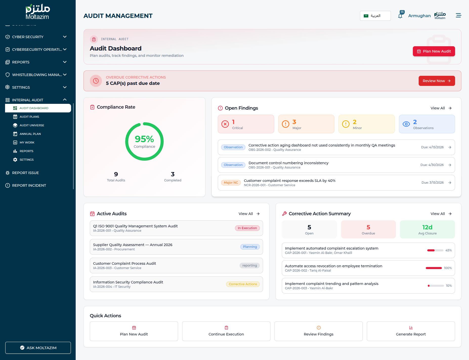 المراجعة الداخلية
